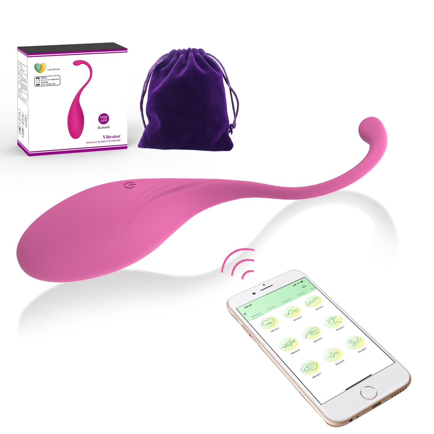 DOVPAL Lush G -Spot Egg Vibrators with Remote Control