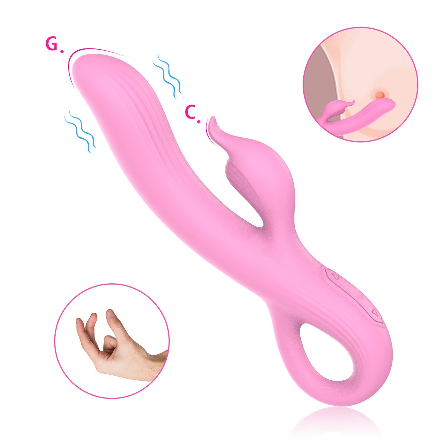 Dovpal Dual Rabbit Vibrator Personal Massager