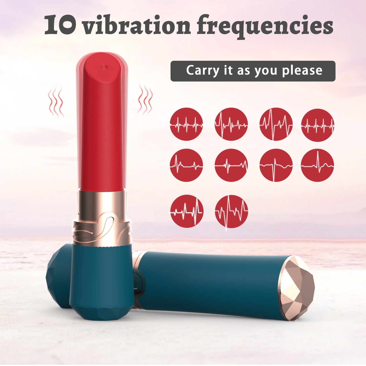 Dovpal Lipstick Bullet Vibrator Adult Sex Toys
