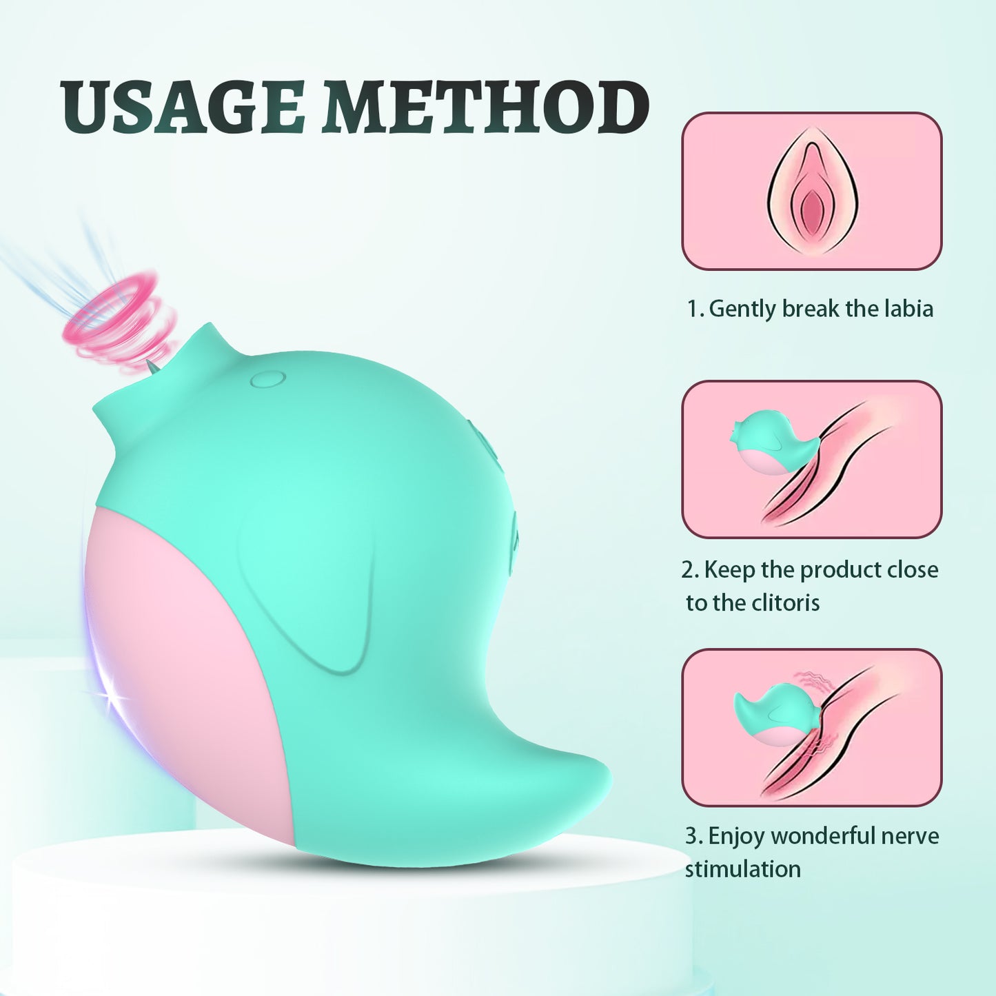 Dovpal's Bird Clitoral Licking G Spot Vibrator and Tongue Licking Toys