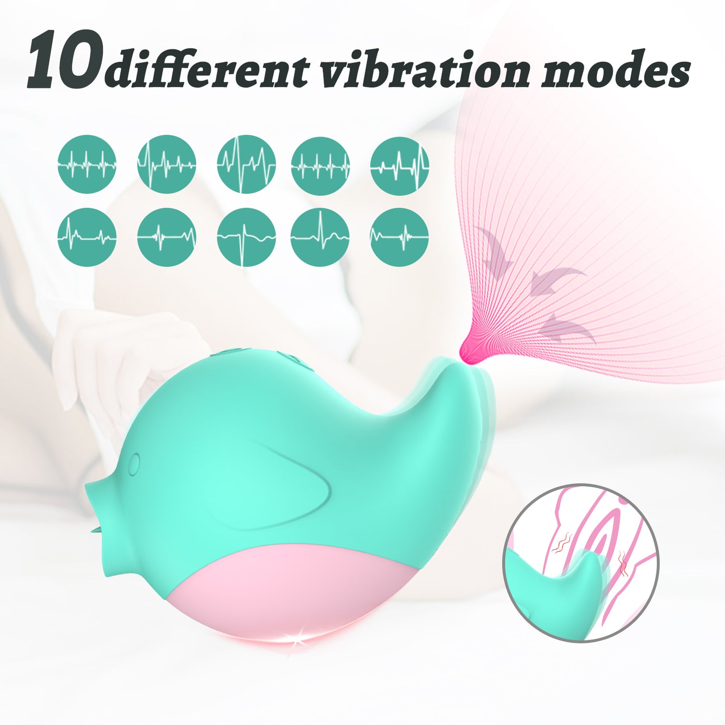 Dovpal's Bird Clitoral Licking G Spot Vibrator and Tongue Licking Toys