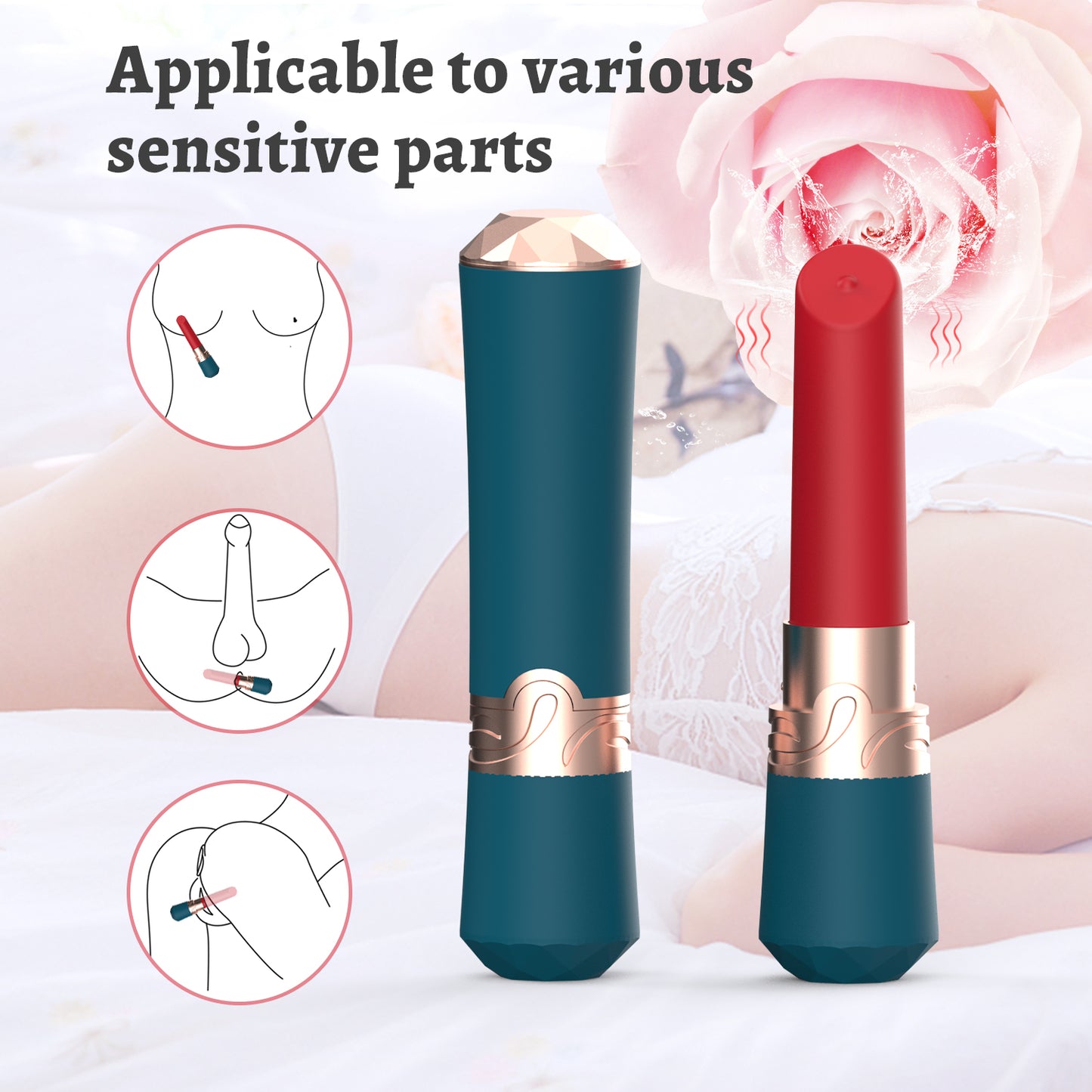 Dovpal Lipstick Bullet Vibrator Adult Sex Toys