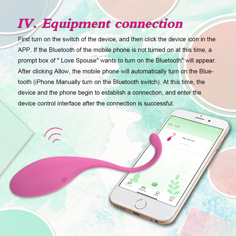DOVPAL Lush G -Spot Egg Vibrators with Remote Control