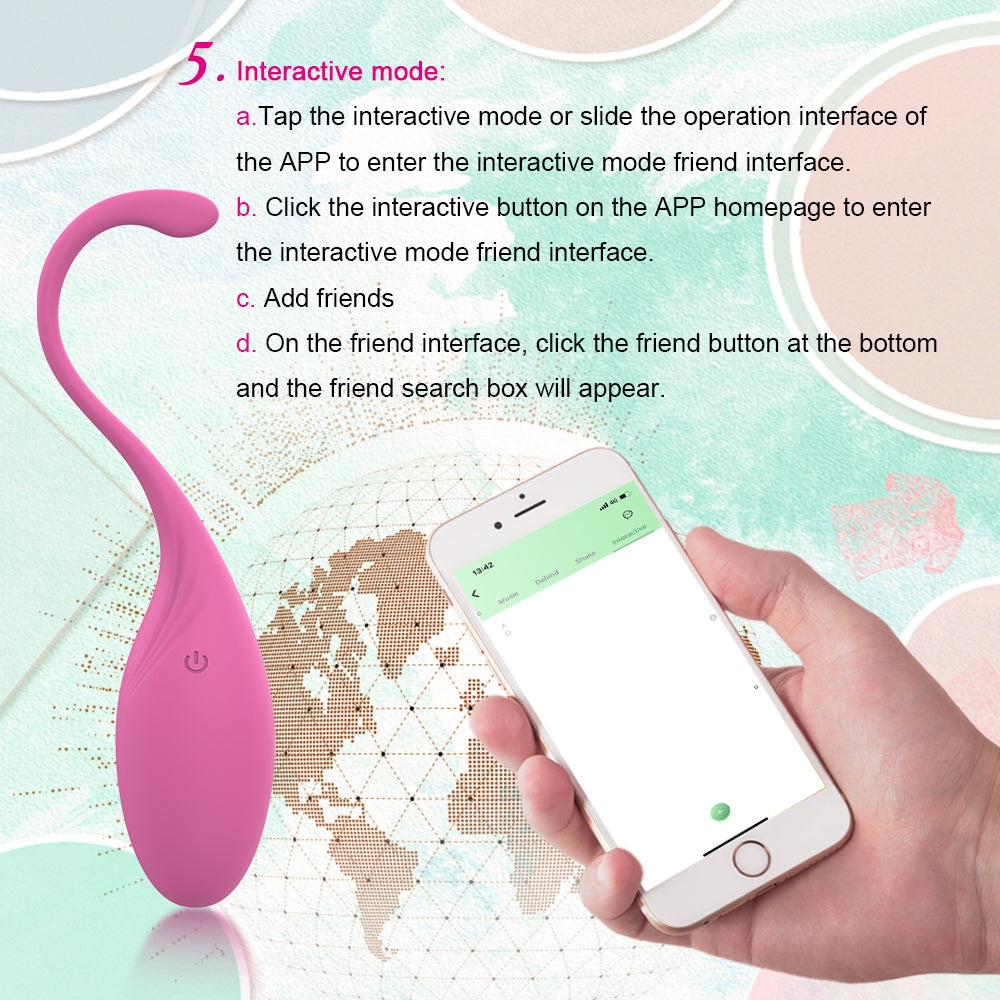 DOVPAL Lush G -Spot Egg Vibrators with Remote Control