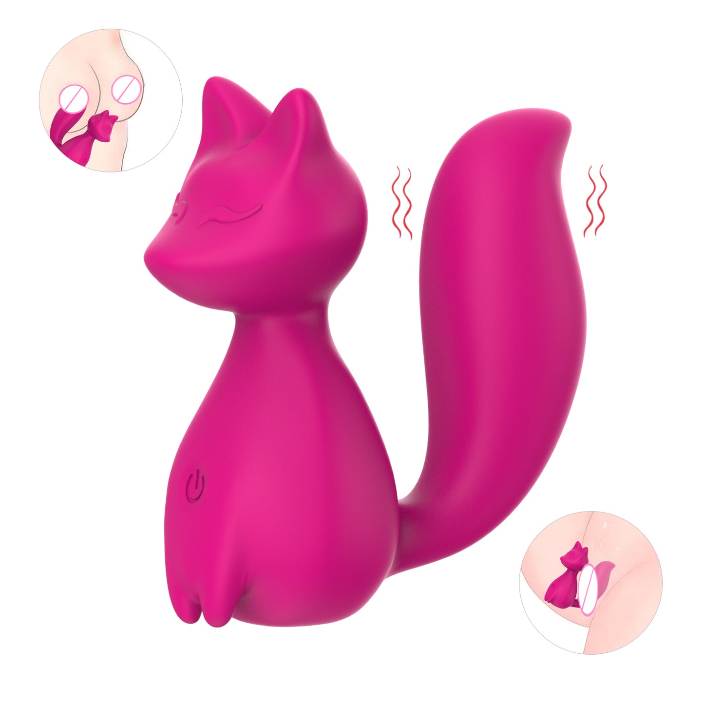 Dovpal 10 Modes Jump Egg Vibrator Cute Fox Shape Mini Vibrator