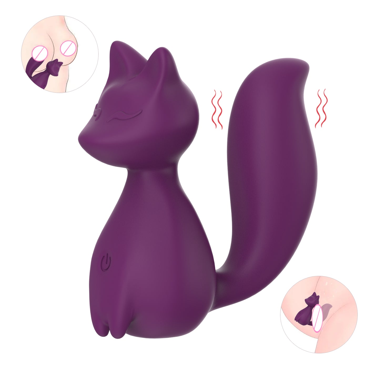 Dovpal 10 Modes Jump Egg Vibrator Cute Fox Shape Mini Vibrator