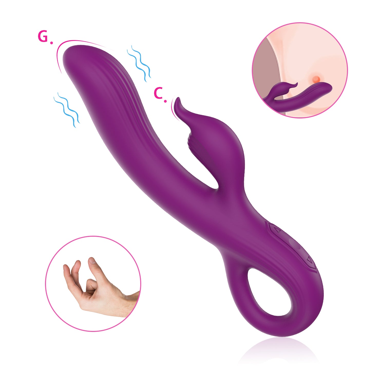 Dovpal Dual Rabbit Vibrator Personal Massager
