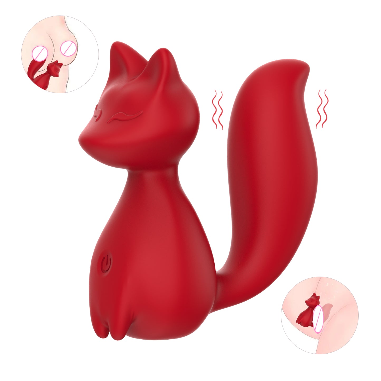 Dovpal 10 Modes Jump Egg Vibrator Cute Fox Shape Mini Vibrator