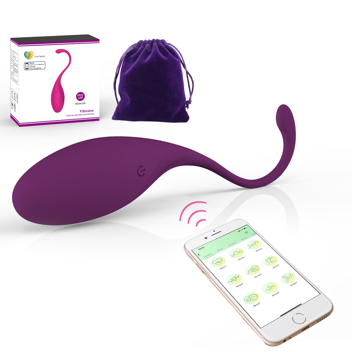 DOVPAL Lush G -Spot Egg Vibrators with Remote Control