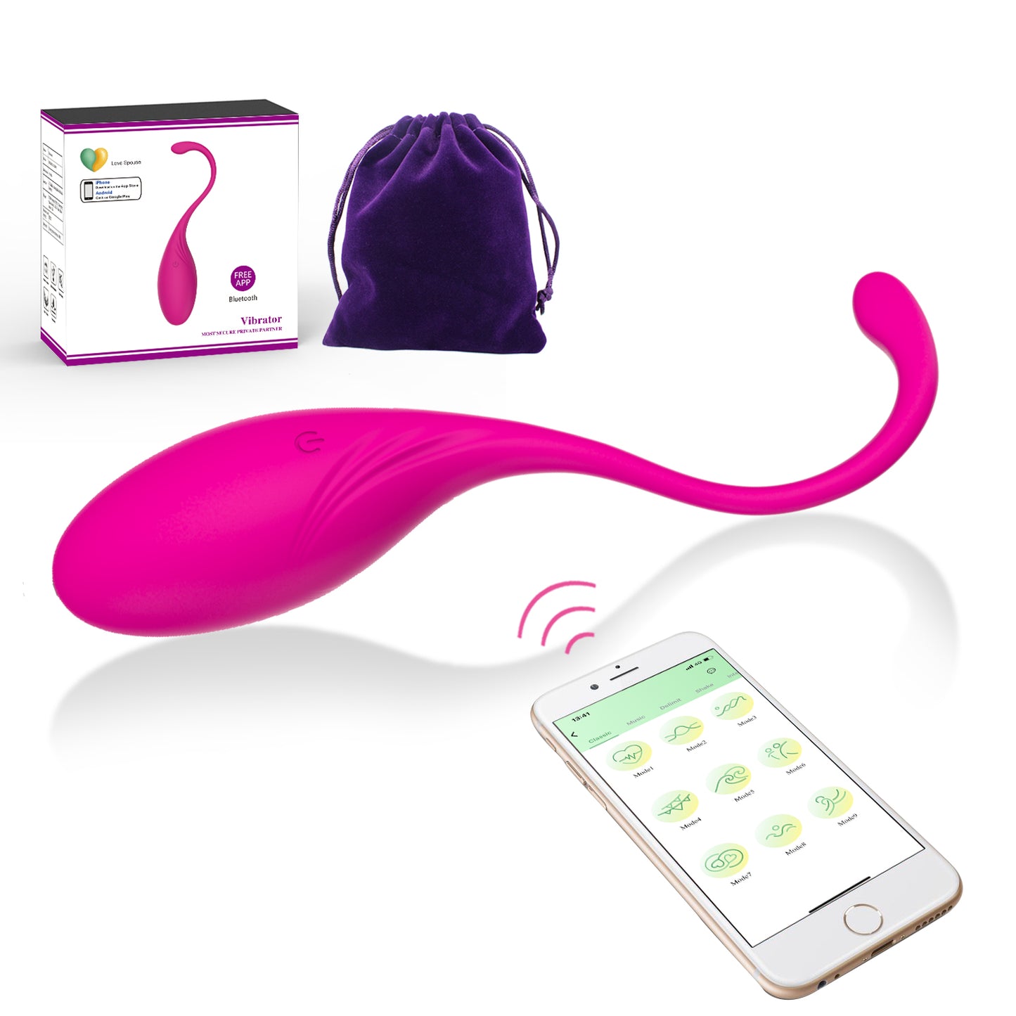 DOVPAL Lush G -Spot Egg Vibrators with Remote Control