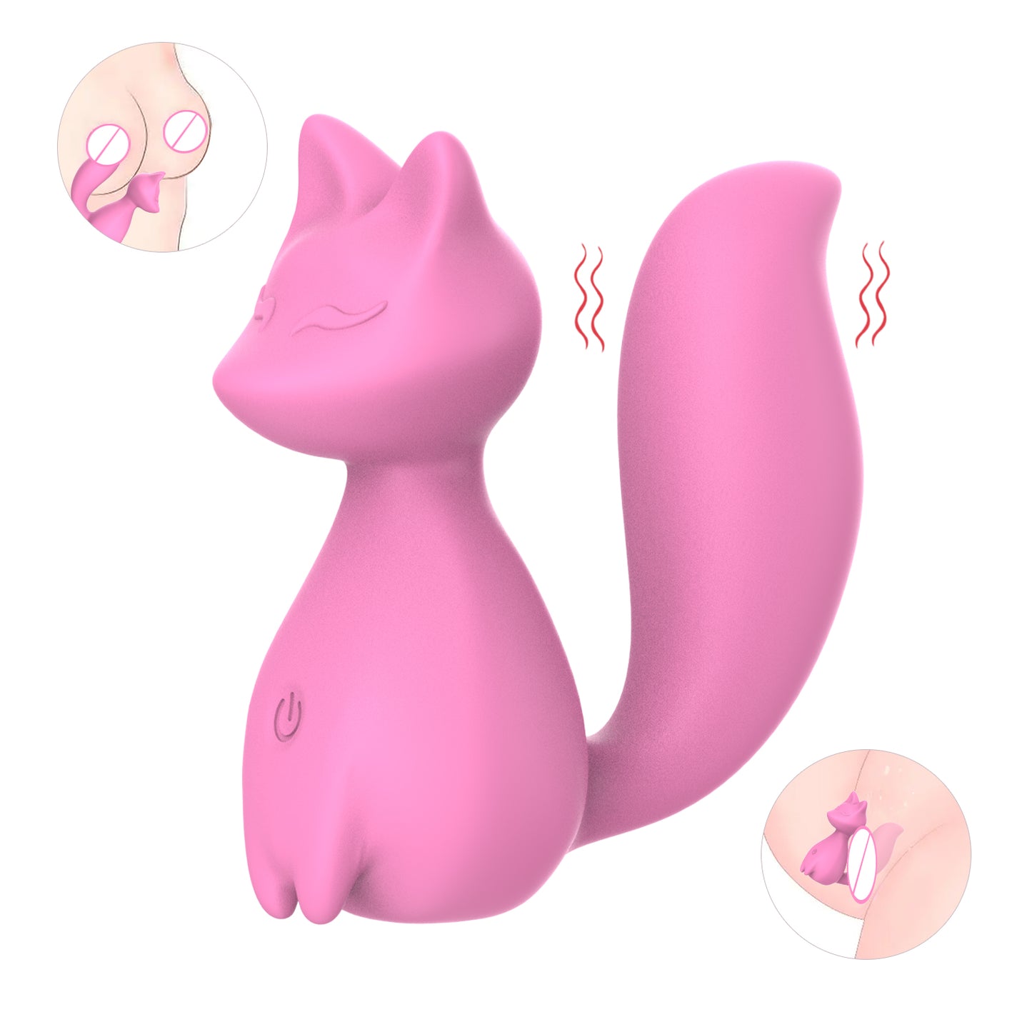 Dovpal 10 Modes Jump Egg Vibrator Cute Fox Shape Mini Vibrator