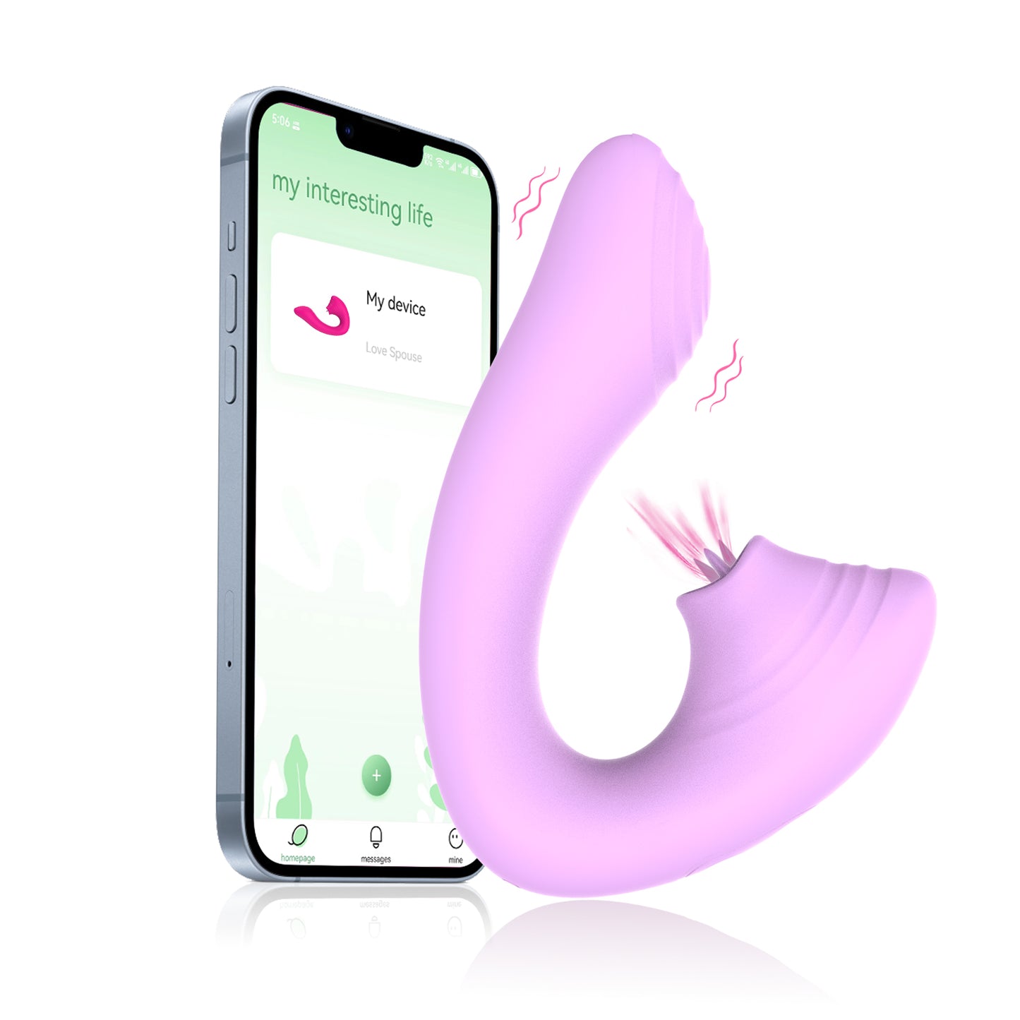 Sucking Vibrator for Clit - Remote Control
