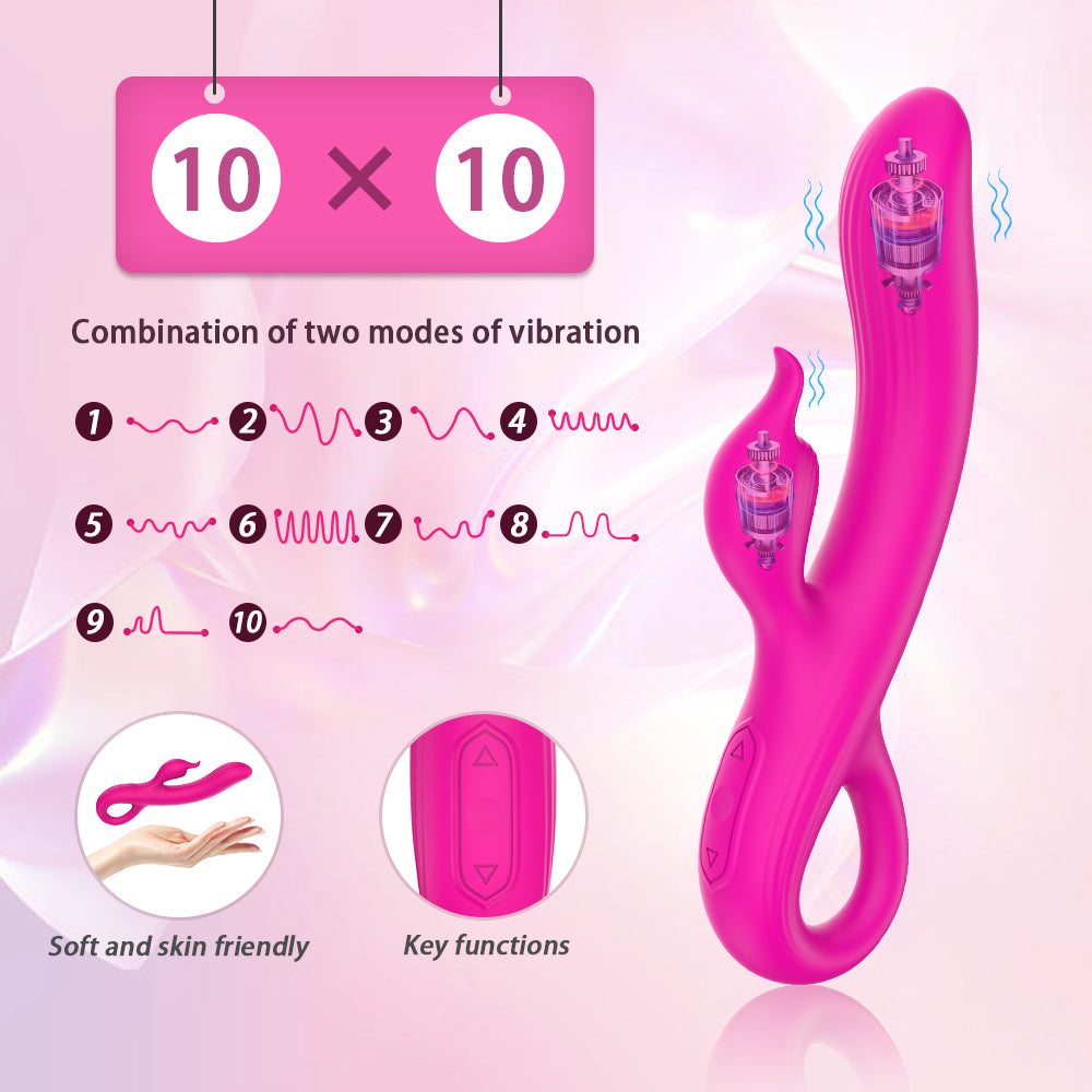 Dovpal Dual Rabbit Vibrator Personal Massager