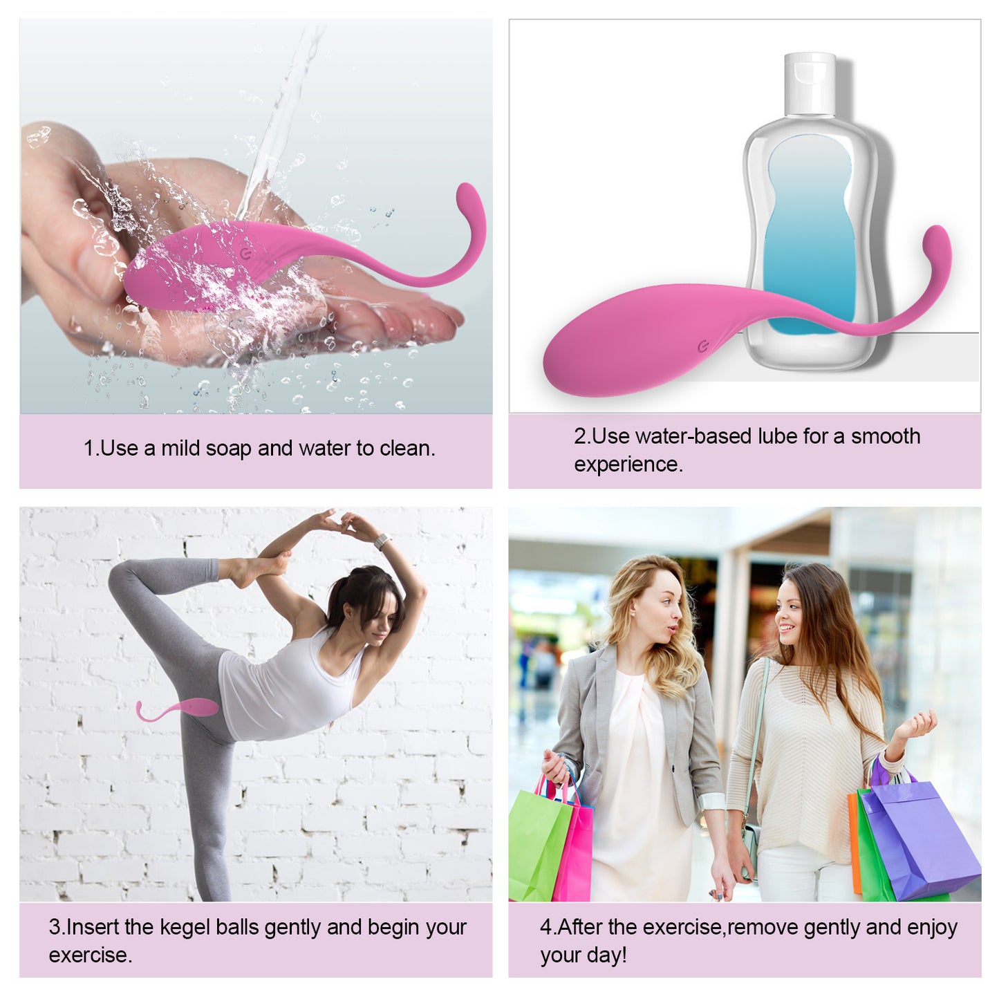 DOVPAL Lush G -Spot Egg Vibrators with Remote Control