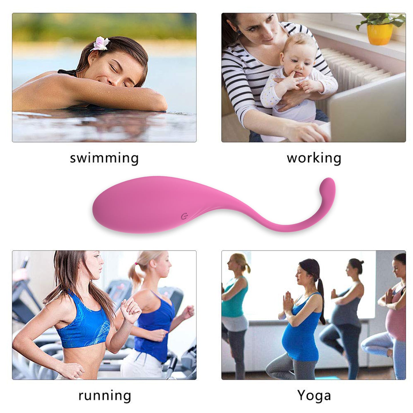 DOVPAL Lush G -Spot Egg Vibrators with Remote Control