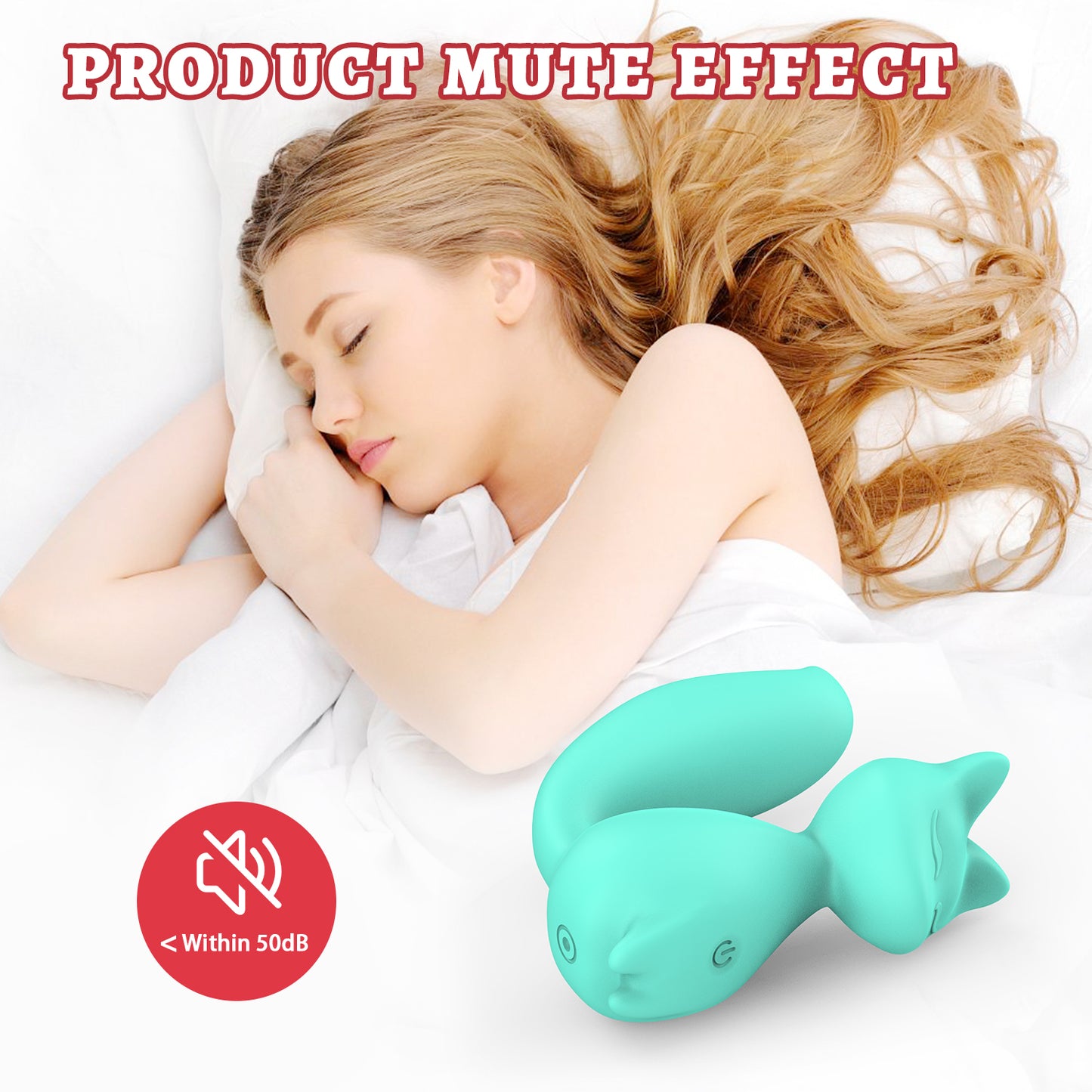 Dovpal 10 Modes Jump Egg Vibrator Cute Fox Shape Mini Vibrator