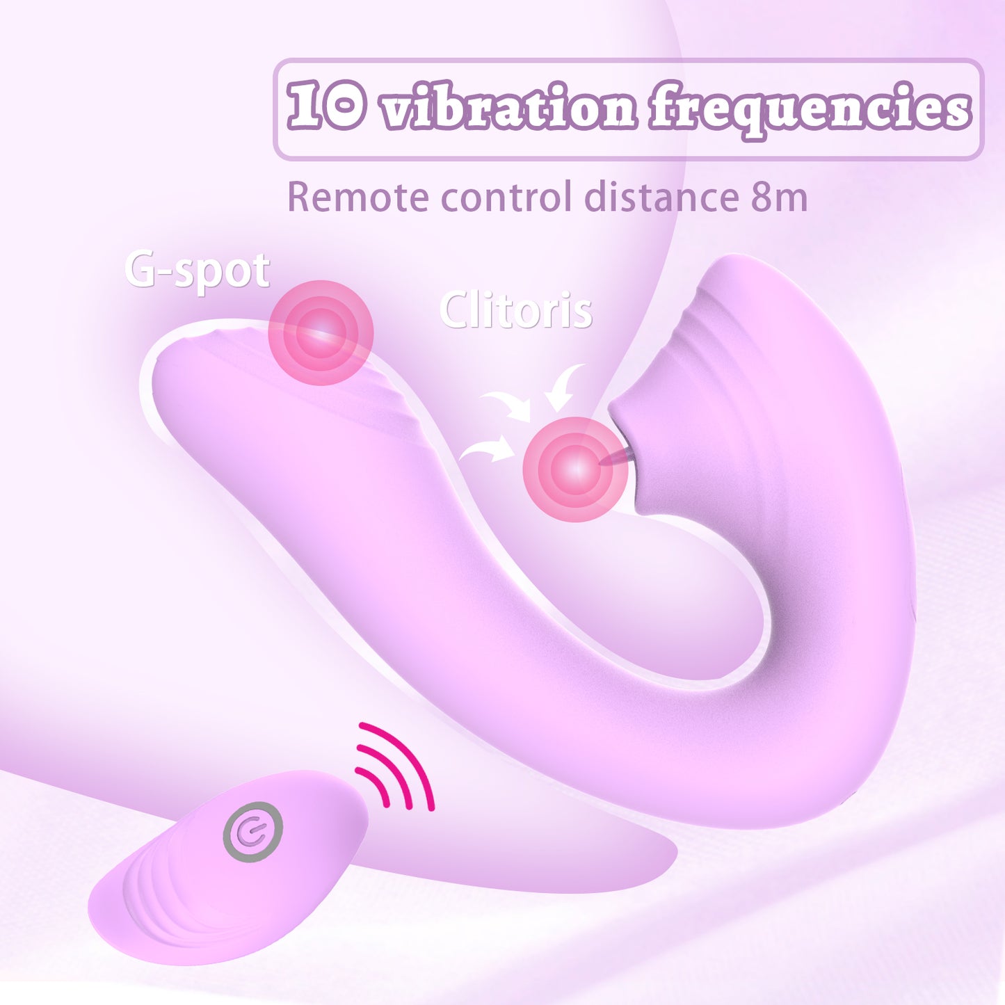 Sucking Vibrator for Clit - Remote Control