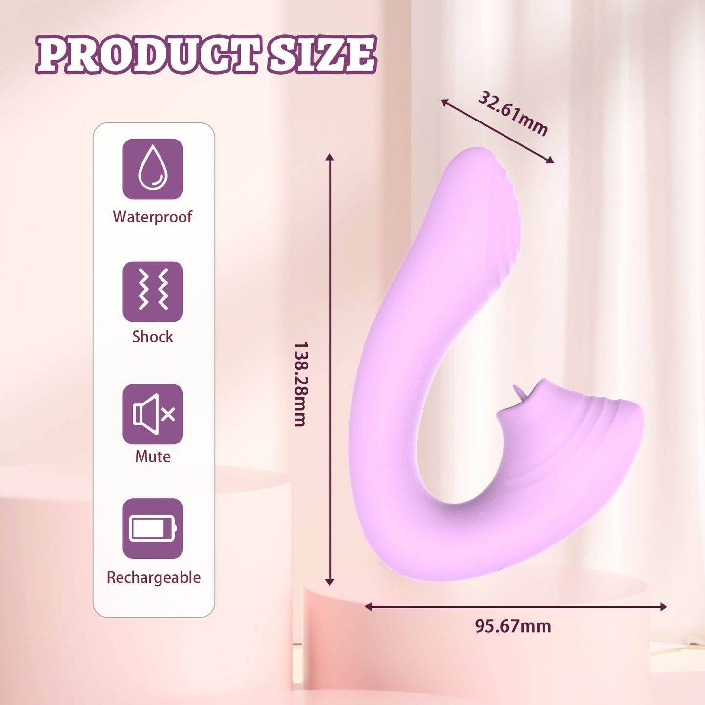 Sucking Vibrator for Clit - Remote Control